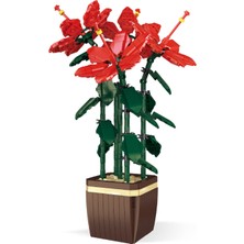 bebekokusu Building Block Flower 618 Parça Orman Gülü