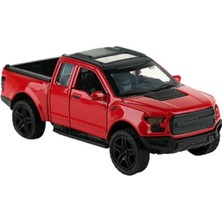 bebekokusu Die Cast Metal Sesli ve Işıklı Çek Bırak Kırmızı Pikap