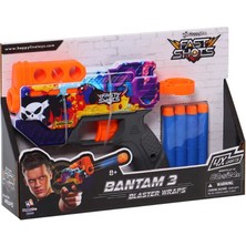 bebekokusu Fast Shots 4 Lü Desenli Dart Tabancası