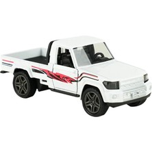 bebekokusu Die Cast Metal Çek Bırak Beyaz Kamyonet