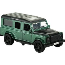 bebekokusu Die Cast Metal Çek Bırak Yeşil Jip
