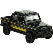 bebekokusu Die Cast Metal Sesli ve Işıklı Çek Bırak Siyah Pikap