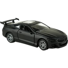 bebekokusu Die Cast Metal Sesli ve Işıklı Çek Bırak Siyah Yarış Arabası