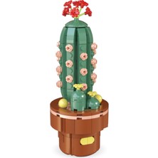 bebekokusu Building Block Flower 192 Parça Kaktüs