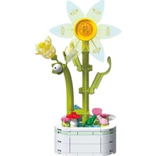bebekokusu Building Block Flower 125 Parça Sarı Fulya