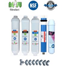 netsu arıtma -JF, Ravent Cool-Smart-Water ekpress,Tiger ve Tüm Kapalı Kasa Su Arıtma Cihazı Filtresi,5 li Filtre Seti.