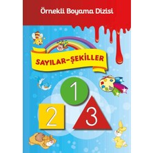 Parıltı Yayınları Örnekli Boyama - Sayılar - Şekiller