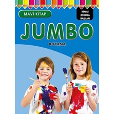 Parıltı Yayınları Jumbo Boyama  Mavi Kitap