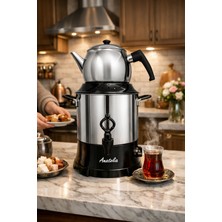 Armağan Anotolia Semaver - 4,5 Litre - Gizli Resistant - 430 Kalite Paslanmaz Çelik