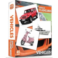 MK Publications Vehicles Miracle Flashcards (45 Cards)