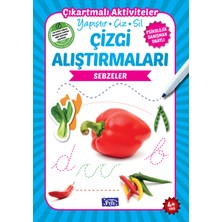 Parıltı Yayınları Sebzeler - Çizgi Alıştırmaları