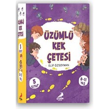 Erdem Çocuk Üzümlü Kek Çetesi Seti 5 Kitap Takım Eğlenceli Tasarım 8-11 Yaş İçin Renkli