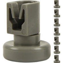 Akat Zanussi Ile Uyumlu ZDI6142X Bulaşık Makinesi Üst Sepet Tekerleği 8 Adet