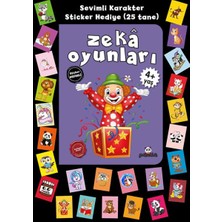 Beyaz Panda Yayınları Stickerlı 4+ Yaş Zekâ Oyunları