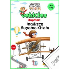 Tether Bags Çocuk Vehicles(Taşıtlar) Boyama Kitabı