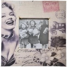 No 35 Moda Decotown Marilyn Monroe Tasarım Ahşap Resim Fotoğraf Çerçevesi
