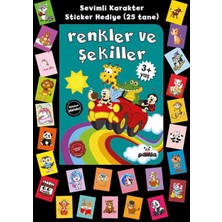 Beyaz Panda Yayınları Stickerlı 3+ Yaş Renkler ve Şekiller