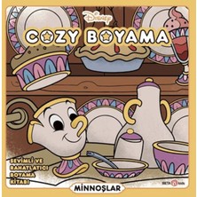 Beta Kids Disney Cozy Boyama, Sevimli ve Rahatlatıcı Boyama Kitabı - Minnoşlar