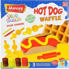 No 35 Moda ERN-584 Heroes Orta Kutulu Burger Oyun Hamuru Seti