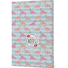 Vivago Art Flamingo 1 - Yan Baskılı Çizgili Defter