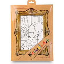 Akademi Çocuk Funny Mat - Henrı Matısse The Cat Wıth Red Fısh 25 x 35 cm