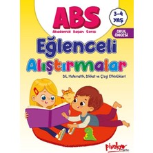 Pinokyo Yayınları Abs 3-4 Yaş Eğlenceli Alıştırmalar