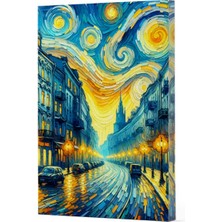 Vivago Art Van Gogh 6 - Sokak Çizgili Yan Boyamalı Defter