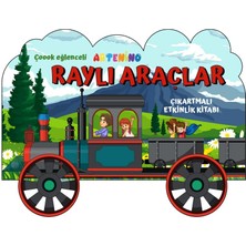Artenino Yayıncılık Taşıtlar Serisi - Raylı Araçlar Çıkartmalı Etkinlik Kitabı