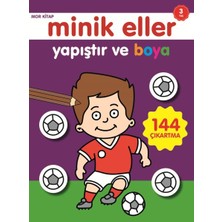 0-6 Yaş Yayınları Minik Eller Yapıştır ve Boya - Mor Kitap