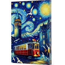 Vivago Art Van Gogh 1 - Galata Çizgili Yan Boyamalı Defter