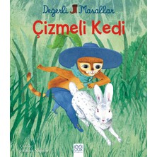 1001 Çiçek Kitaplar Değerli Masallar - Çizmeli Kedi