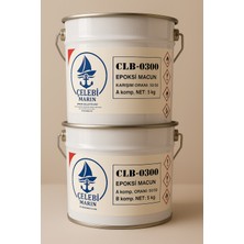 Spreycim Çelebi Marin EP-H104 Epoksi Macun Ahşap Tekne Macunu 10 kg Takım 1/1 KARIŞIM