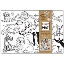 Akademi Çocuk Funny Mat - Köpekler 33,5X48CM