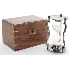 Ahşap Kutulu Pirinç Kumsaati KSK2060 - Lisinya