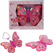 No 35 Moda Kelebek Şekilli 4 Katmanlı Makyaj Güzellik Seti