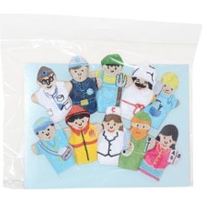 No 35 Moda AND-5197 Meslekler Parmak Kukla 10'lu -Anadolu Oyuncak