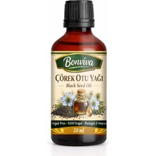 Bonviva Soğuk Sıkım Saf Çörekotu Yağı 50 ml