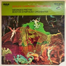 RCA Berlioz Georges Prêtre, Boston Symphony Orchestra Symphonie Fantastique Lp Plak (Orijinal Dönem Baskı)
