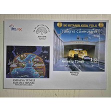 Edi Antik Avrasya Tüneli Ilk Gün Zarfı 30 Ocak 2017. Temiz Durumda Nadir Fdc.