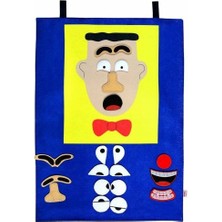 No 35 Moda AND-9170 Yüz Ifadeleri -Erkek Cırtlı Pano