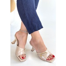 Sief Bej Rugan Topuklu Terlik - Lisinya