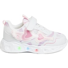 Cool 25C.ELINA Cırtlı Hafif Taban Işıklı Ortopedik Kız Çocuk Spor Ayakkabı