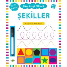 Kukla Yayınları Çizgi Çizgi Etkinlik - Şekiller (4+ Yaş)