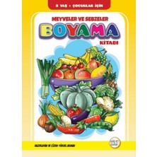 Gülbey Yayınları Meyveler ve Sebzeler Boyama Kitabı