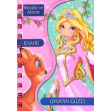 Çiçek Yayıncılık Masallar ve Aktivite - Bambi / Uyuyan Güzel (Ciltli)