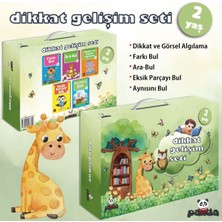 Beyaz Panda Yayınları Dikkat Gelişim Seti 2 Yaş