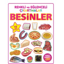 Parıltı Yayınları Renkli ve Eğlenceli Çıkartmalar Besinler