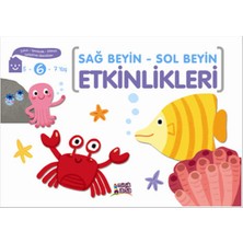 Minik Ada Yayınları Sağ Beyin - Sol Beyin Etkinlikleri (6 Yaş)
