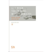 Nesin Yayınları Aziz Nesin - Tahsin Saraç Mektuplaşmaları - Büyük Dostum Can Dostum : Mektuplar Iv : (Ciltli)