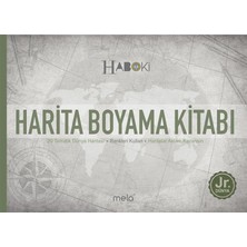 Mela Yayınları Harita Boyama Kitabı 20 Tematik Dünya Haritası